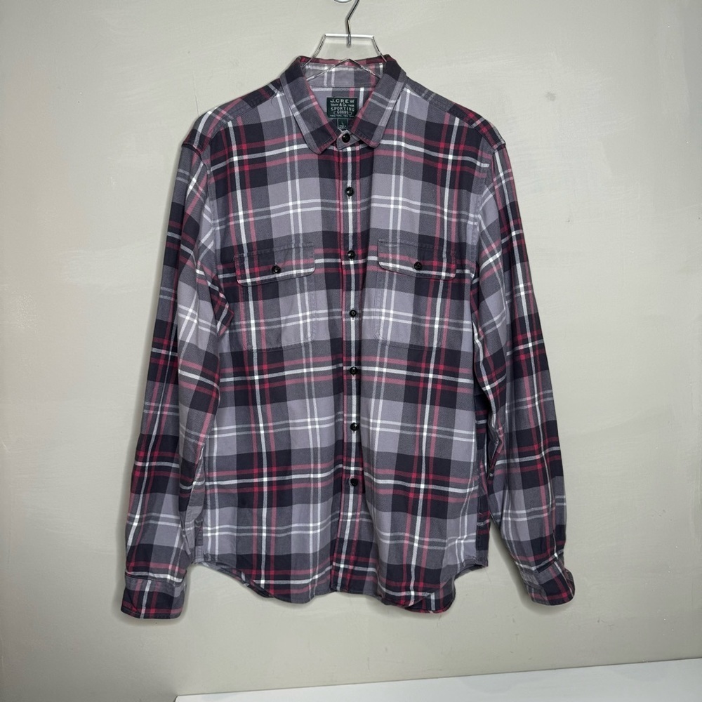 J CREW SPORTING GOODS FLANNEL SHIRT